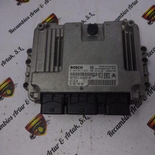 Centralita del motor  Peugeot CITROEN 0281011633 9658274680 EDC16C34