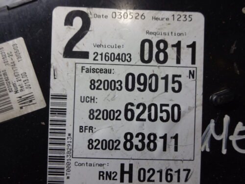 Unidad de control RENAULT LAGUNA 8200309015 8200262050 8200283811