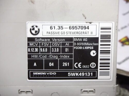 Unidad de control  BMW 61356957094 61.35-6957094 5WK49131