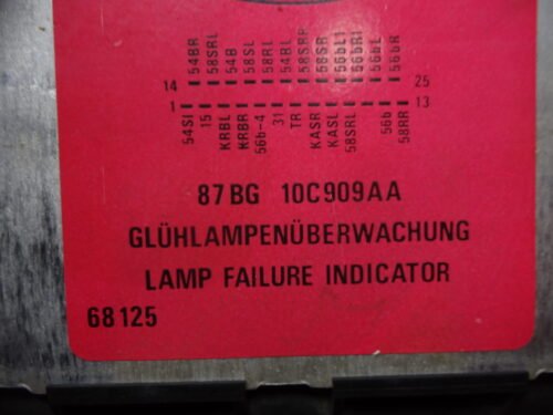 Unidad de control Ford 87BG10C909AA 87BG-10C909-AA 68125