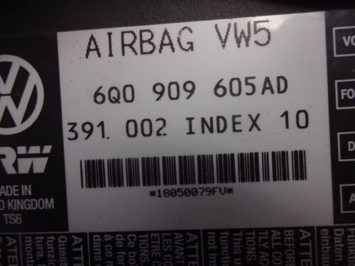 Unidad de control VW SKODA SEAT 6Q0909605AD 6QO909605AD INDEX 10