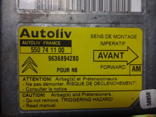 Unidad de control Citroen N6(AP) 9636894280 AUTOLIV 550741100 550 74 11 00