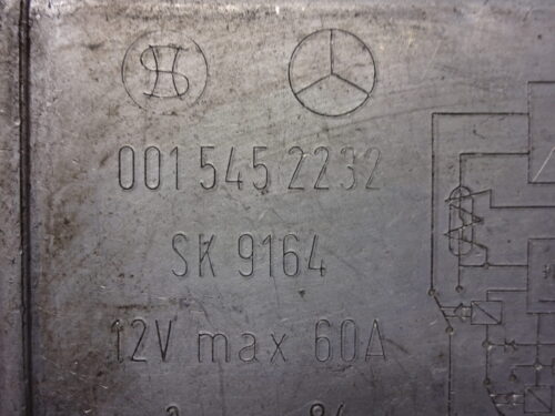 Unidad de control MERCEDES 0015452232 SK9164 12V MAX 60A