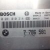 Centralita del motor BMW 0281010314 7786581 7787341