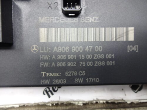 Caja de fusibles Mercedes Sprinter W906 A9069004700 A9069011500 A9069027500 ZGS001