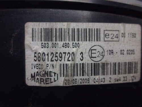 Cuadro de instrumentos  IVECO DAILY 5801259720 58012597203 503001480500