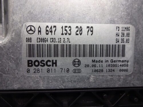 Centralita del motor MERCEDES W211 A6471532079 0281011710
