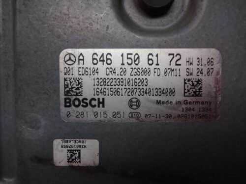 Centralita del motor MERCEDES SPRINTER 0281015051 A6461506172 A 646 150 61 72