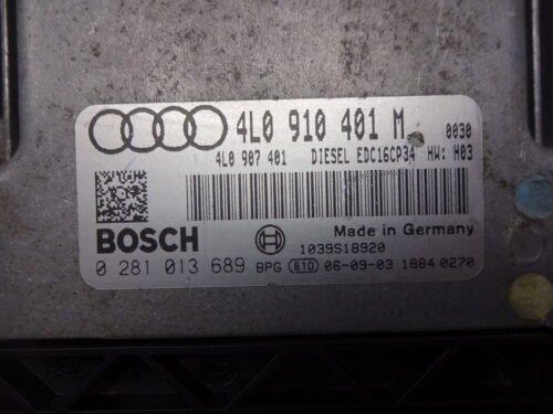 Centralita del motor AUDI Q7 4L0910401M 0281013689 4LO910401M 4L0907401