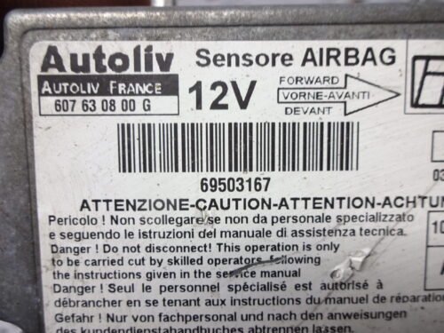 Airbag Centralita Crash Sensor IVECO DAILY 607630800G 69503167