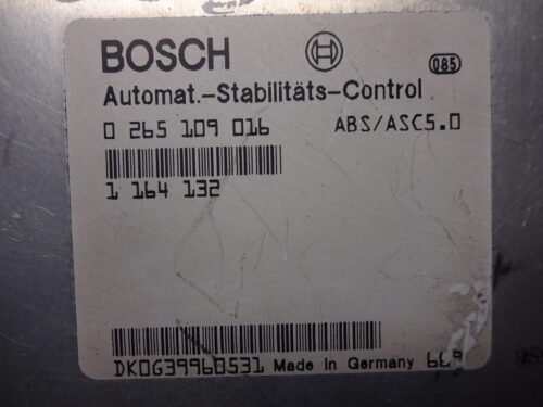 Unidad de control BMW 0265109016 1164132