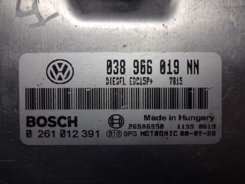 Centralita del motor VW BEETLE 0281012391 038906019NN