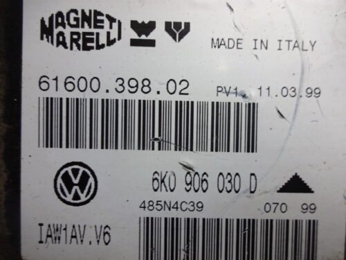 Centralita del motor VW Seat 6K0906030D 61600.398.02 6160039802 IAW1AVV6 MAGNETI MARELLI