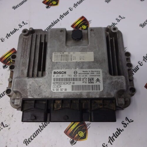 Centralita del motor Peugeot CITROEN EDC16C34 0281011783 9658556780