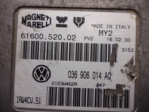 Centralita del motor VW SEAT 036906014AQ 6160052002