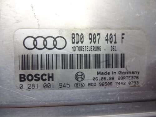 Centralita del motor AUDI 0281001945 8D0907401F