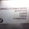 Centralita del motor BMW 5 E39 0281001830 7785540 7785591