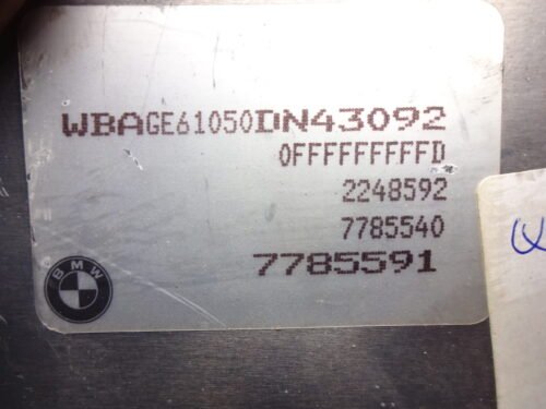 Centralita del motor BMW 5 E39 0281001830 7785540 7785591