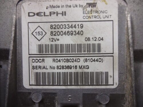 Centralita del motor Renault Megane 8200334419 8200469340 R0410B024D