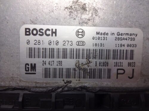 Centralita del motor OPEL 0281010273 24417198 24417198PJ