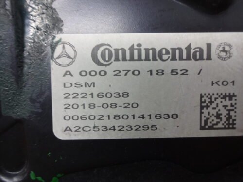 Selección de transmisión MERCEDES-BENZ A0002701852 A2C53423295