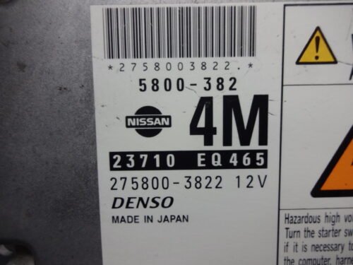 Centralita del motor Nissan X-Trail 23710EQ465 23710-EQ465 275800-3822