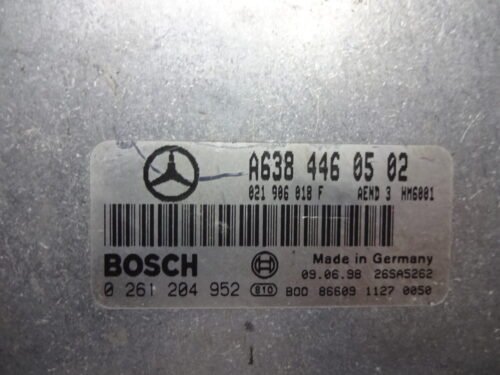 Centralita del motor MERCEDES VITO A6384460502 0261204952 021906018F