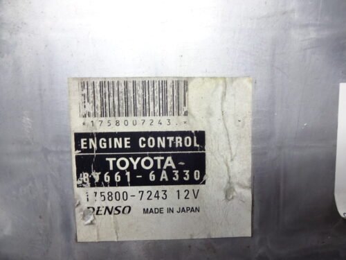 Centralita del motor Toyota Land Cruiser 896616A330  89661-6A330 175800-7243