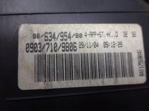 Cuadro de instrumentos Fiat Lancia Peugeot Citroen 9663495480 09037109806