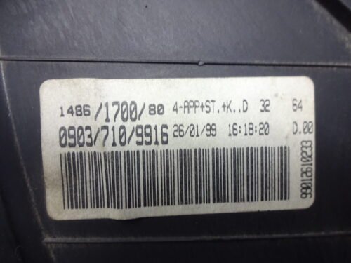 Cuadro de instrumentos Fiat Peugeot Citroen 1486170080 09037109916 1486/1700/80