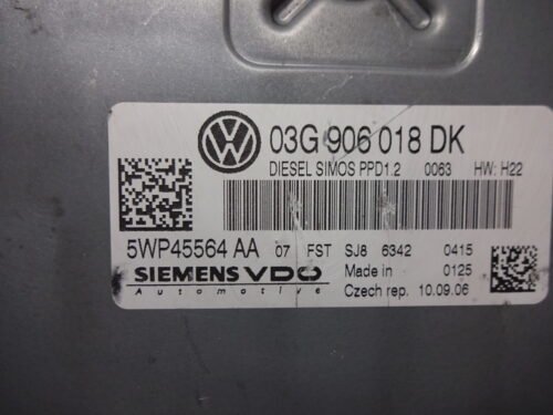 Centralita del motor Seat Leon 03G906018DK 03G 906 018 DK 5WP45564AA