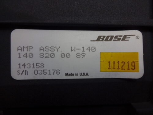 DSC05893 Amplificador BOSE MERCEDES CLASE S W140 1408200089 AMP ASSY. W-140
