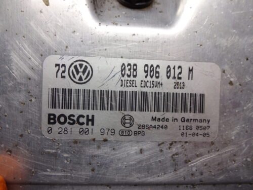 Centralita del motor VW GOLF 0281001979 038906012M