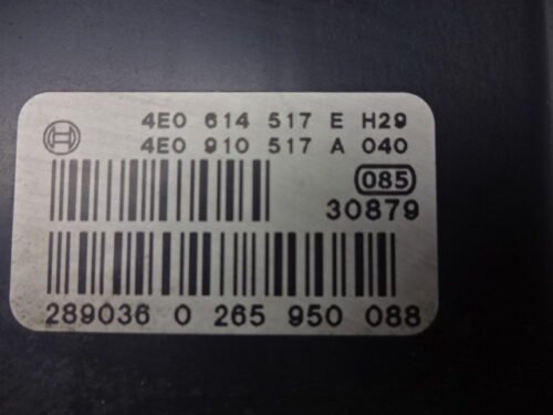 ABS AUDI A8 S8 0265225197 4E0614517E 4EO614517E 4E0910517A 0265950088
