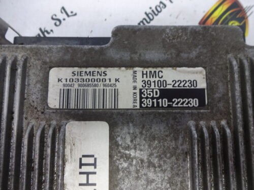 Centralita del motor Hyundai 3910022230 39100-22230 K103300001K K103300001 K
