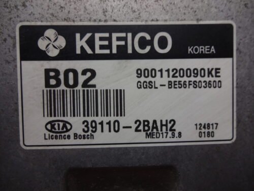 Centralita del motor KIA 391102BAH2 39110-2BAH2 9001120090KE GGSL-BE56FS03600
