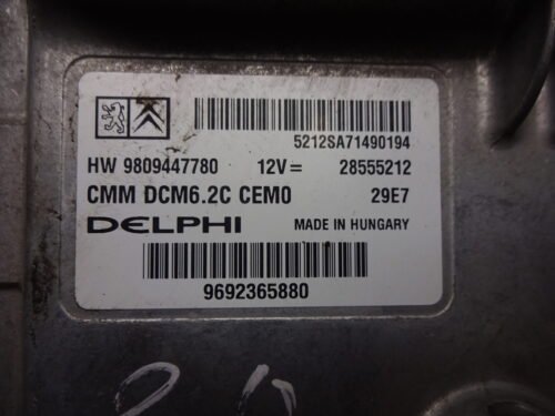 Centralita del motor Fiat Ducato PEUGEOT Citroen jumper 9692365880 9809447780