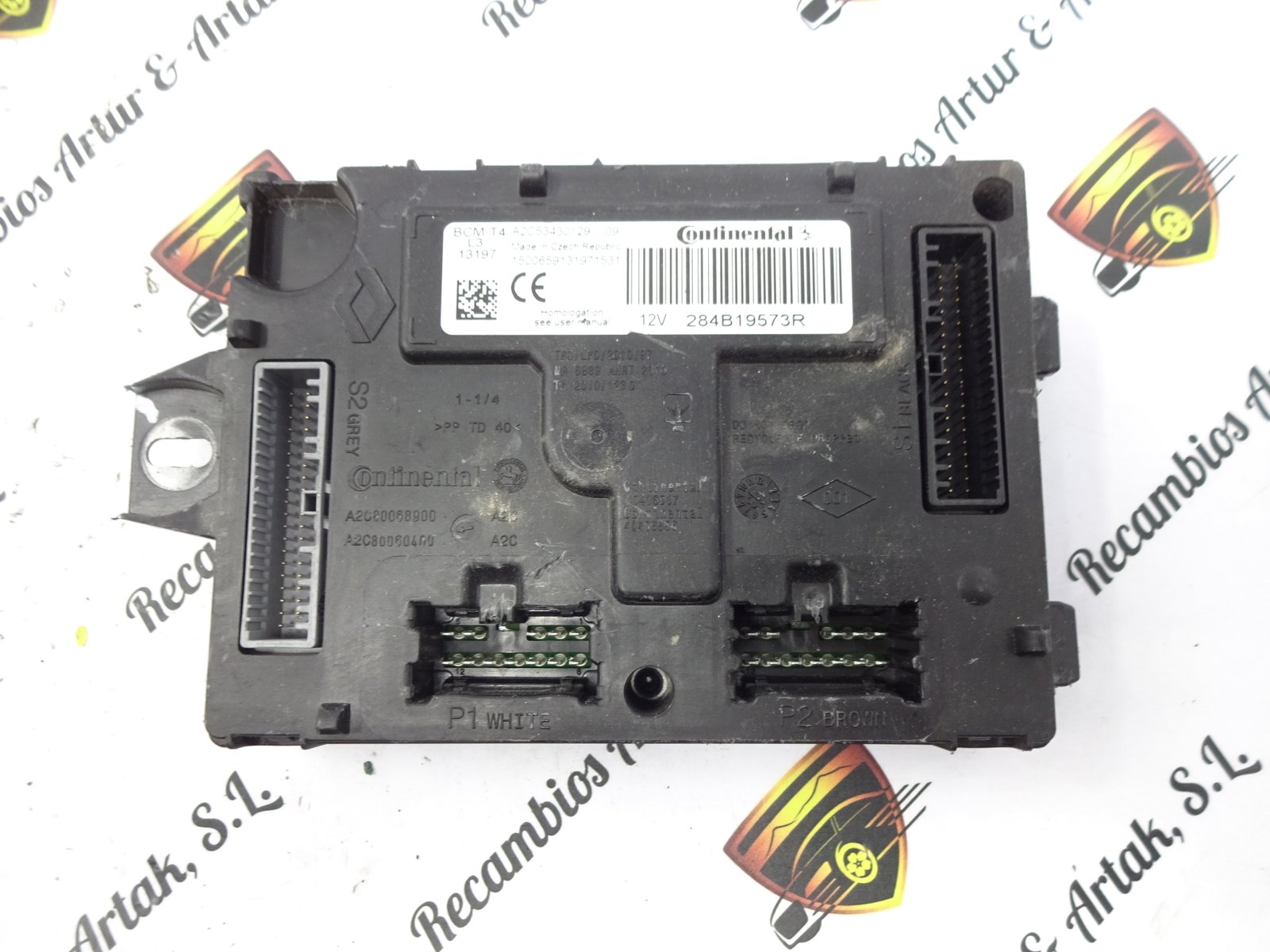 BCM Caja De Fusibles RENAULT CLIO 284B19573R A2C53430129