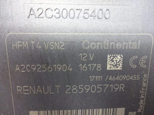 Unidad de control Renault Captur Clio 285905719R A2C92561904