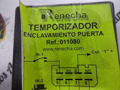 TEMPORIZADOR ENCLAVAMIENTO PUERTA REF. 011080