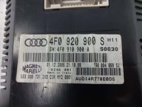 Cuadro de instrumentos AUDI A6 4F0920900S 4F0910900S 4F0910900A
