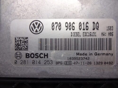 Centralita del motor VW T5 0281014253 070906016DQ 070 906 016 DQ