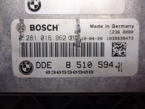 Centralita del motor BMW X3 0281016962 8510594-01 851059401 8510601