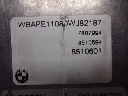 Centralita del motor BMW X3 0281016962 8510594-01 851059401 8510601