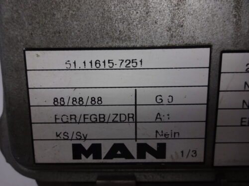 Centralita del motor MAN 0281010241 51116150251 51116151007 51116157251