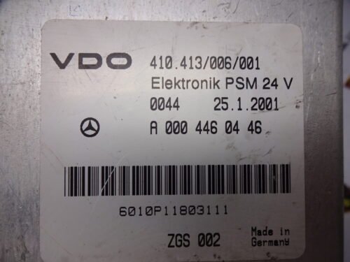 Unidad de control MERCEDES ACTROS A0004460446 410413006001 ZGS002