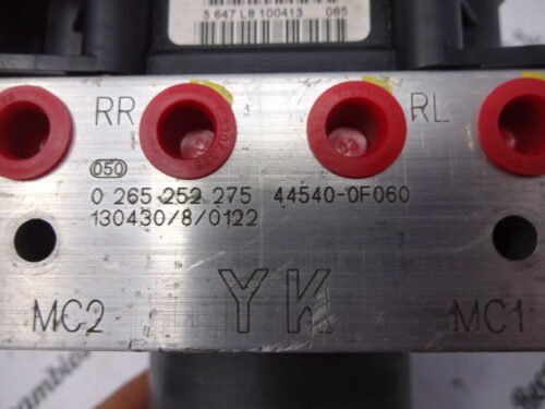ABS TOYOTA VERSO 445400F060 0265252275 44540-0F060 0265951990