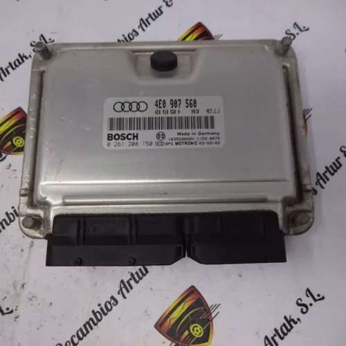 Centralita del motor Audi A8 0261208150 4E0907560 4E0910560H Centralita del motor Audi A8 0261208150 4E0907560 4E0910560H