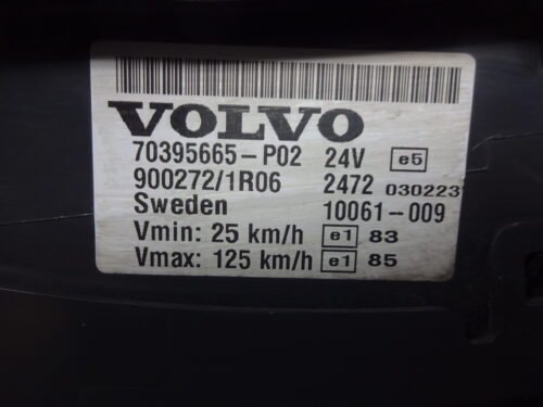 Cuadro de instrumentos VOLVO 70395665-P02 900272/1R06