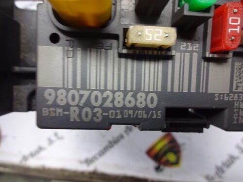 BSM Caja de fusibles Peugeot Citroen BSM-R03 9807028680